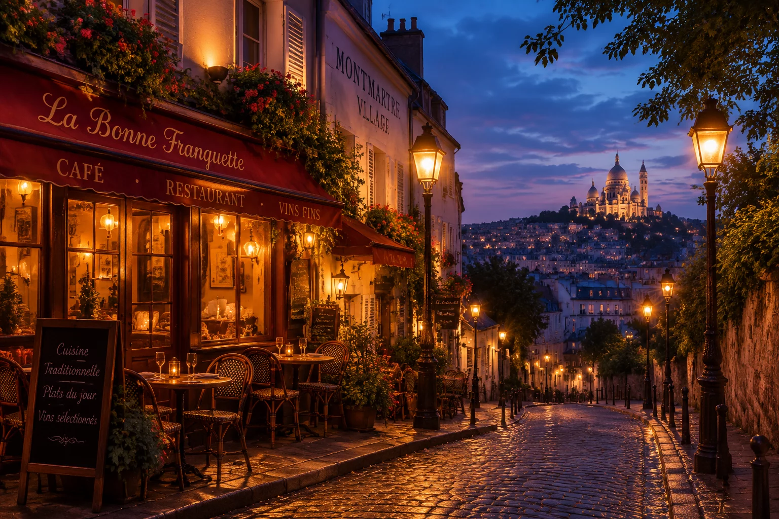 Paris Romantique en Soirée
